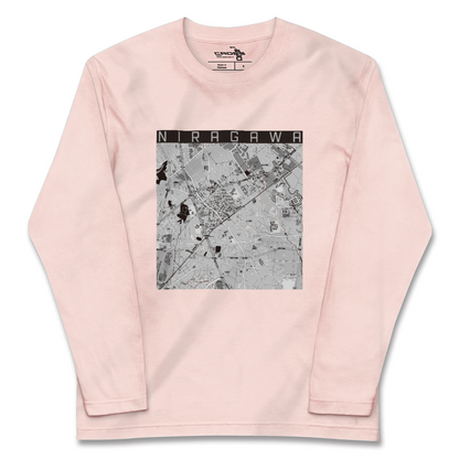 【韮川（群馬県）】地図柄ロングスリーブTシャツ