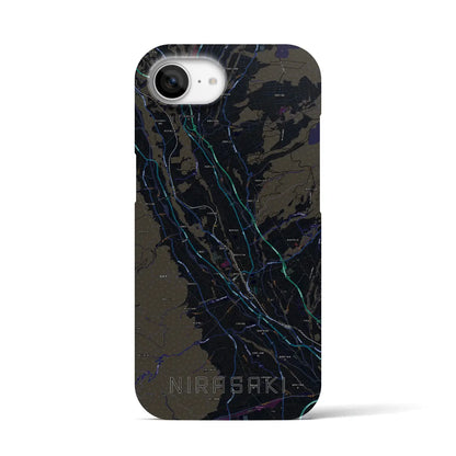 【韮崎（山梨県）】地図柄iPhoneケース（バックカバータイプ）