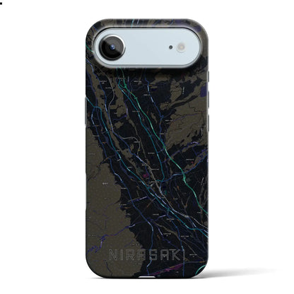 【韮崎（山梨県）】地図柄iPhoneケース（バックカバータイプ）