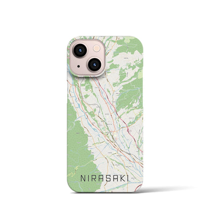 【韮崎（山梨県）】地図柄iPhoneケース（バックカバータイプ）