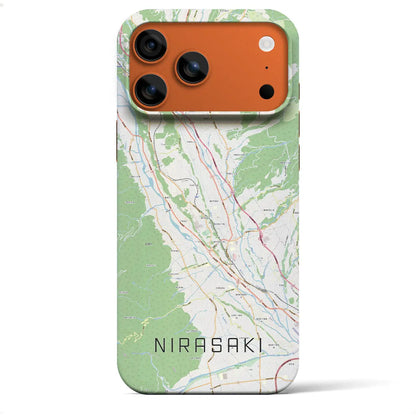 【韮崎（山梨県）】地図柄iPhoneケース（バックカバータイプ）