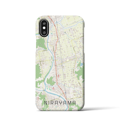 【韮山（静岡県）】地図柄iPhoneケース（バックカバータイプ）