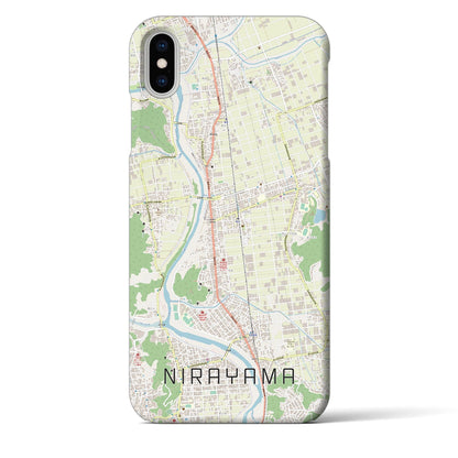 【韮山（静岡県）】地図柄iPhoneケース（バックカバータイプ）