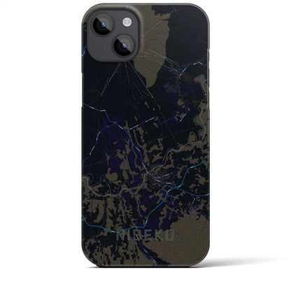 【ニセコ（北海道）】地図柄iPhoneケース（バックカバータイプ）