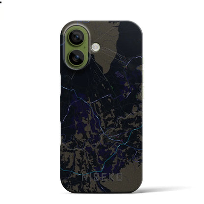 【ニセコ（北海道）】地図柄iPhoneケース（バックカバータイプ）