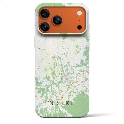 【ニセコ（北海道）】地図柄iPhoneケース（バックカバータイプ）