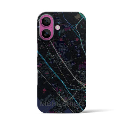 【西千葉（千葉県）】地図柄iPhoneケース（バックカバータイプ）