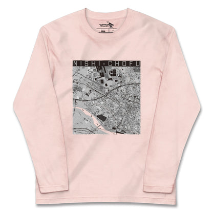 【西調布（東京都）】地図柄ロングスリーブTシャツ