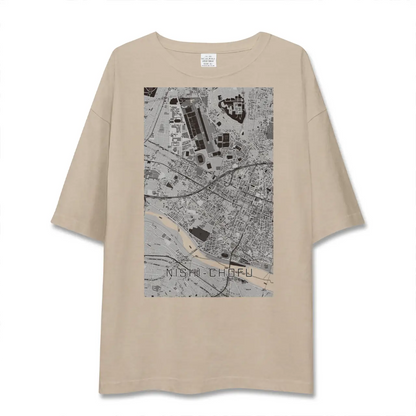 【西調布（東京都）】地図柄ビッグシルエットTシャツ
