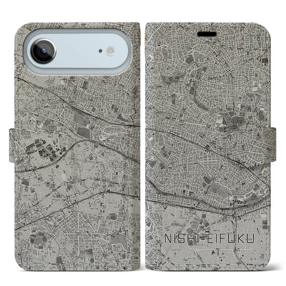 【西永福（東京都）】地図柄iPhoneケース（手帳タイプ）