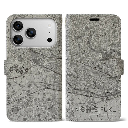 【西永福（東京都）】地図柄iPhoneケース（手帳タイプ）