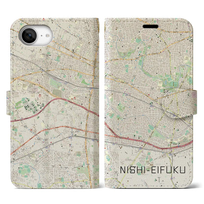 【西永福（東京都）】地図柄iPhoneケース（手帳タイプ）