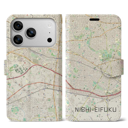 【西永福（東京都）】地図柄iPhoneケース（手帳タイプ）