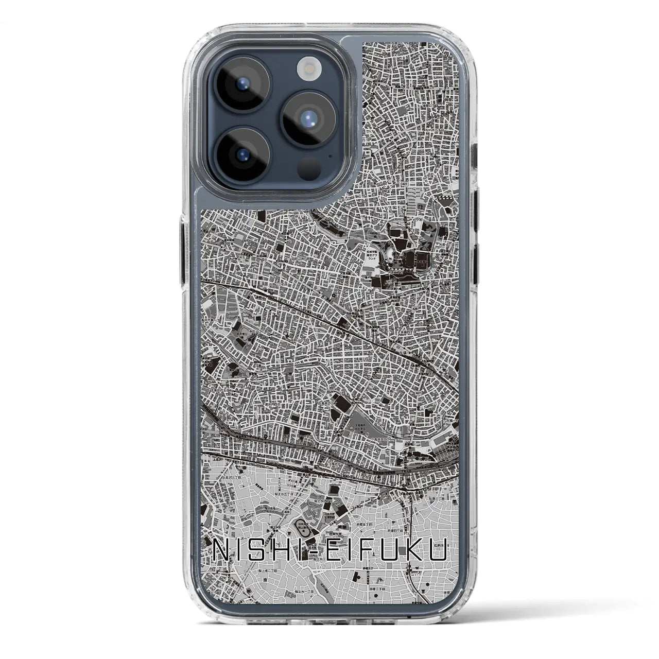 【西永福（東京都）】地図柄iPhoneケース（MagSafeタイプ）