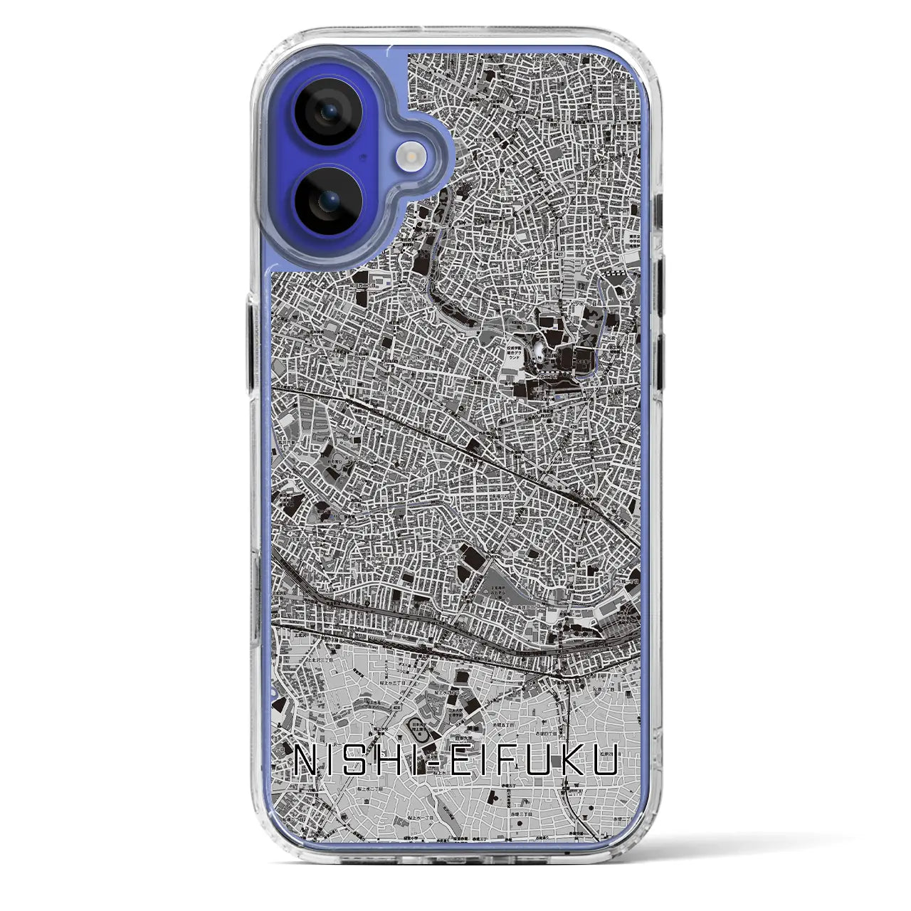 【西永福（東京都）】地図柄iPhoneケース（MagSafeタイプ）