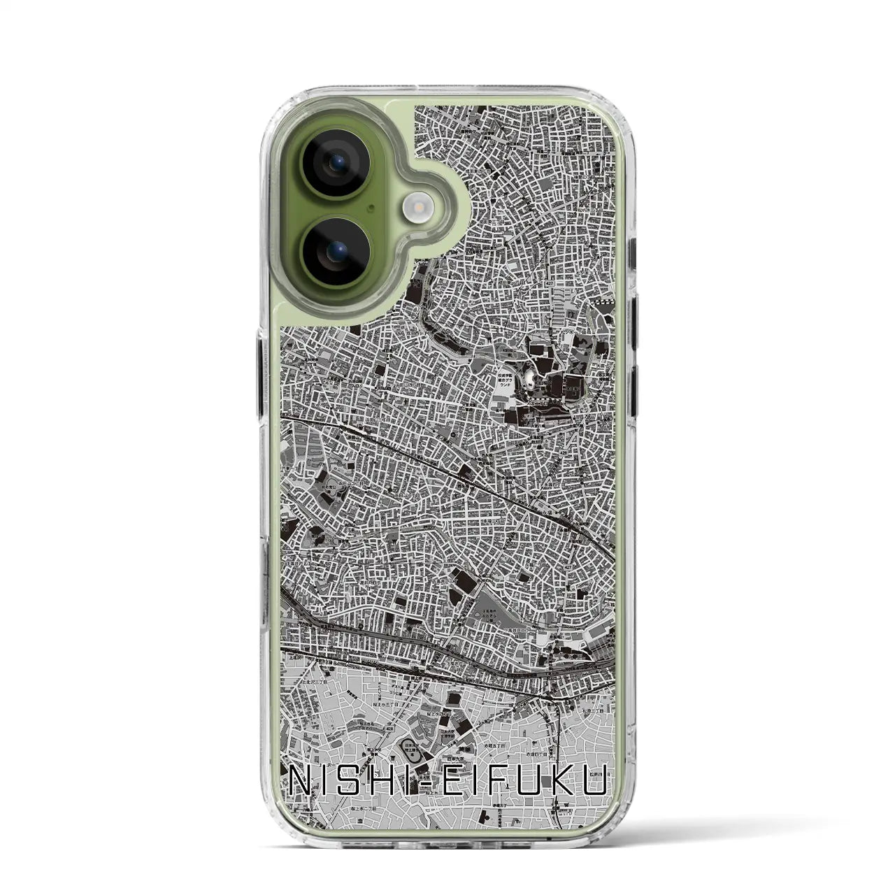 【西永福（東京都）】地図柄iPhoneケース（MagSafeタイプ）