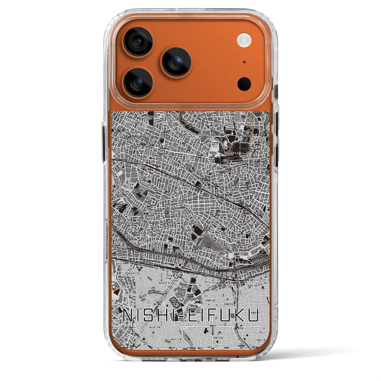 【西永福（東京都）】地図柄iPhoneケース（MagSafeタイプ）