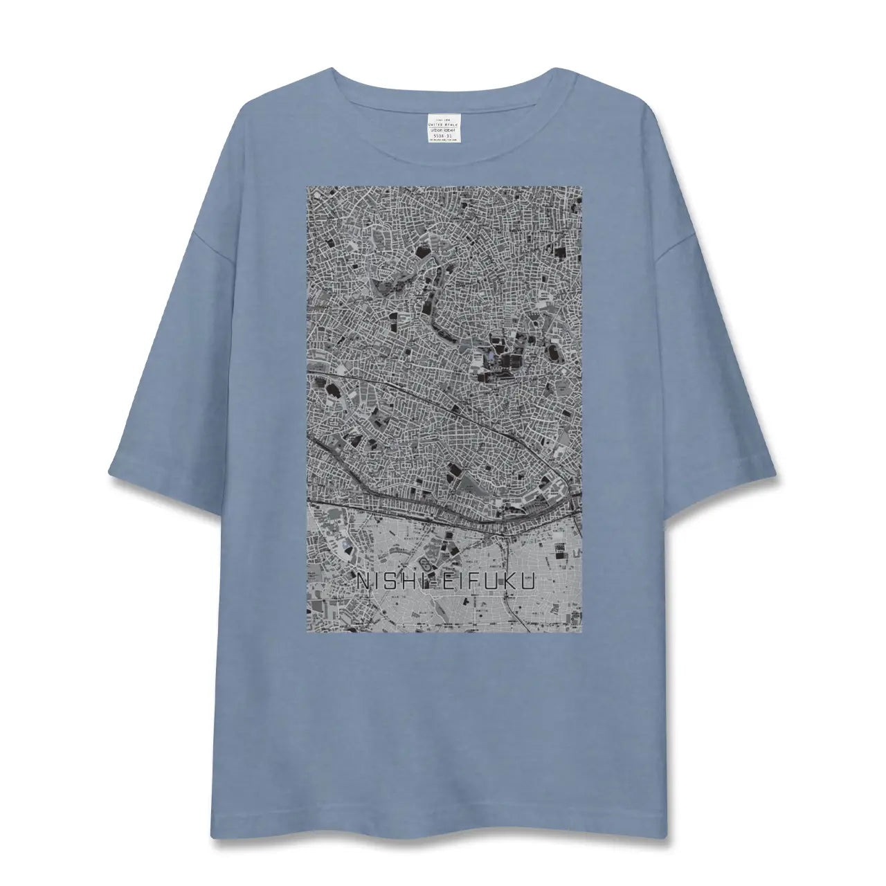 【西永福（東京都）】地図柄ビッグシルエットTシャツ