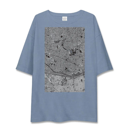 【西永福（東京都）】地図柄ビッグシルエットTシャツ