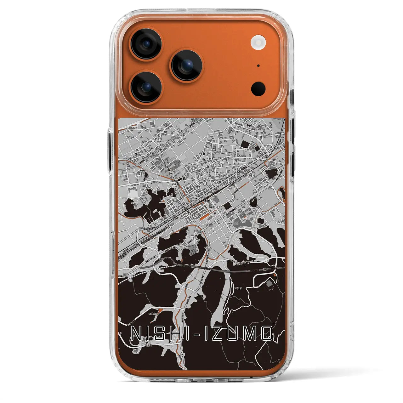 【西出雲（島根県）】地図柄iPhoneケース（MagSafeタイプ）