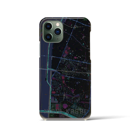 【西葛西（東京都）】地図柄iPhoneケース（バックカバータイプ）