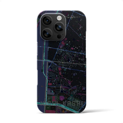 【西葛西（東京都）】地図柄iPhoneケース（バックカバータイプ）