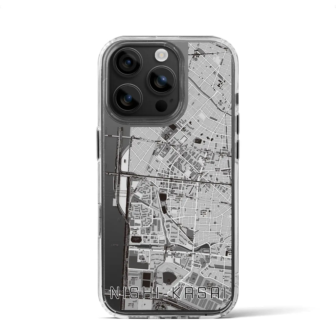 【西葛西（東京都）】地図柄iPhoneケース（MagSafeタイプ）