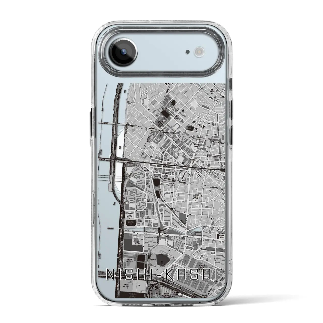 【西葛西（東京都）】地図柄iPhoneケース（MagSafeタイプ）