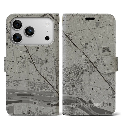 【西川口（埼玉県）】地図柄iPhoneケース（手帳タイプ）