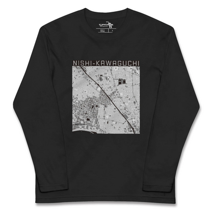【西川口（埼玉県）】地図柄ロングスリーブTシャツ