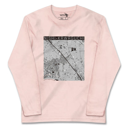 【西川口（埼玉県）】地図柄ロングスリーブTシャツ
