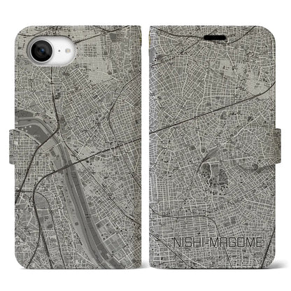 【西馬込（東京都）】地図柄iPhoneケース（手帳タイプ）