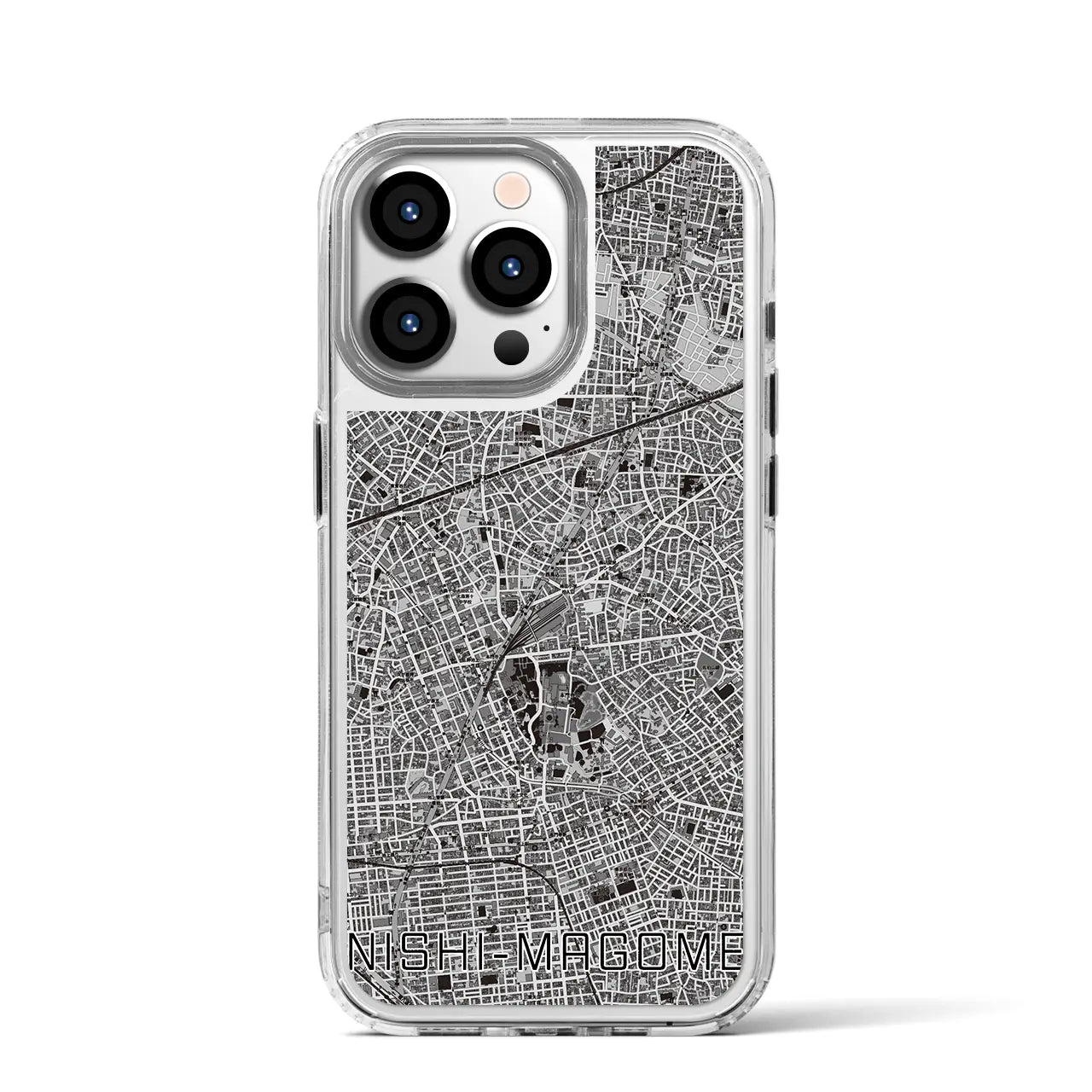 【西馬込（東京都）】地図柄iPhoneケース（MagSafeタイプ）