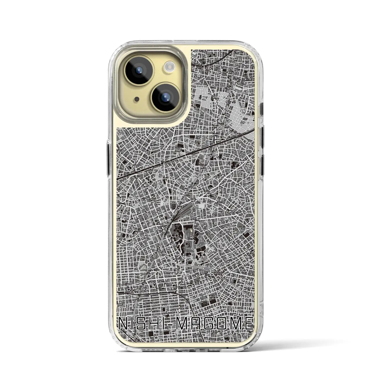 【西馬込（東京都）】地図柄iPhoneケース（MagSafeタイプ）