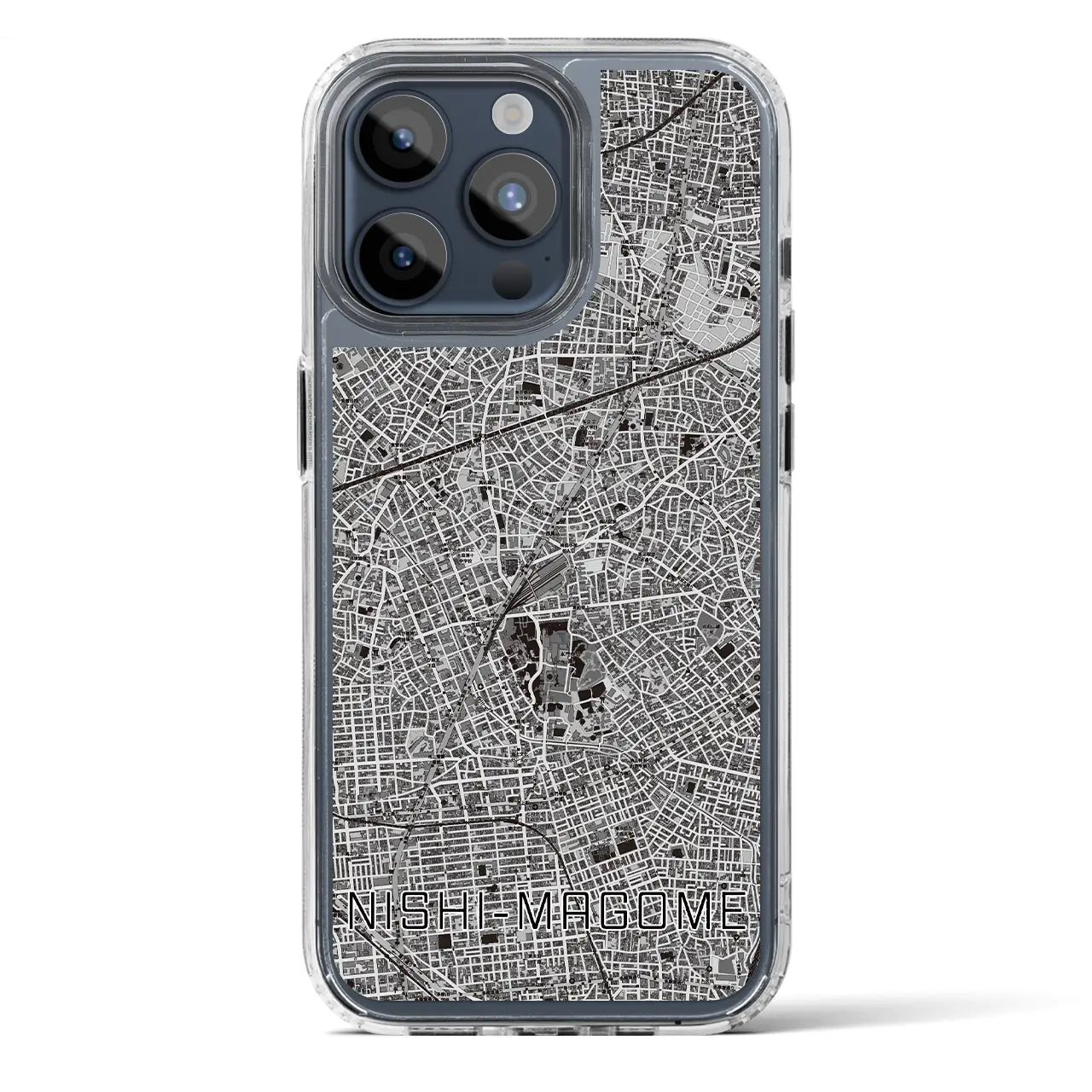 【西馬込（東京都）】地図柄iPhoneケース（MagSafeタイプ）