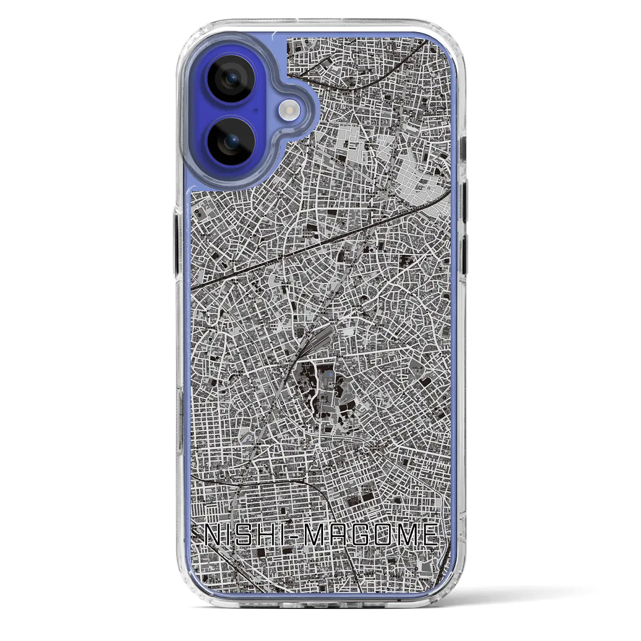 【西馬込（東京都）】地図柄iPhoneケース（MagSafeタイプ）