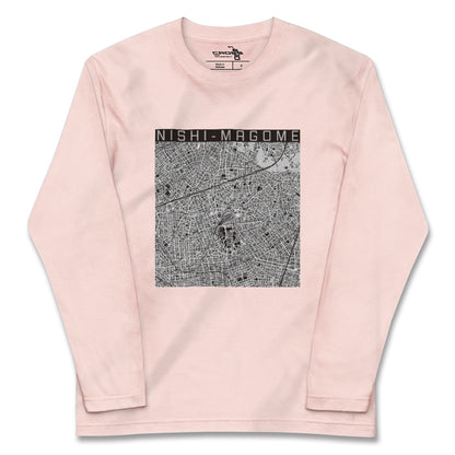 【西馬込（東京都）】地図柄ロングスリーブTシャツ