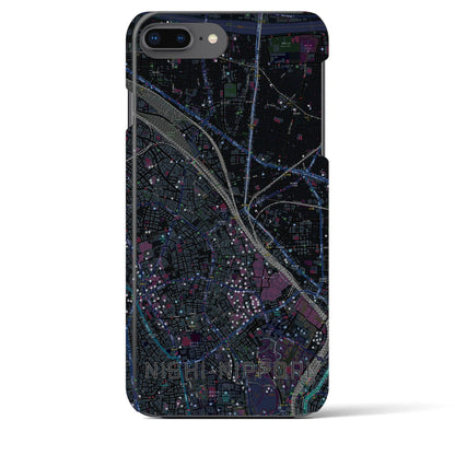 【西日暮里（東京都）】地図柄iPhoneケース（バックカバータイプ）