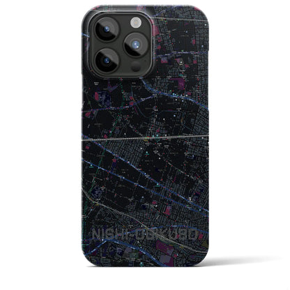 【西荻窪2（東京都）】地図柄iPhoneケース（バックカバータイプ）