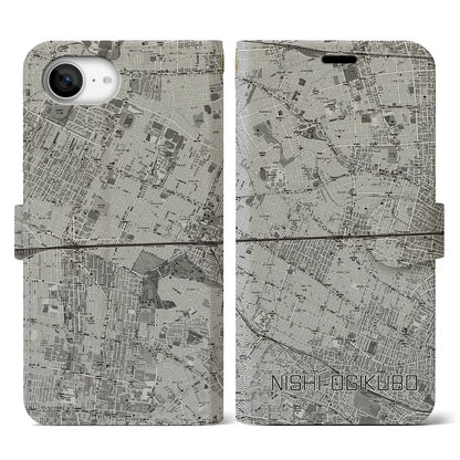 【西荻窪2（東京都）】地図柄iPhoneケース（手帳タイプ）