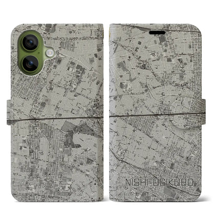 【西荻窪2（東京都）】地図柄iPhoneケース（手帳タイプ）