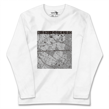 【西荻窪2（東京都）】地図柄ロングスリーブTシャツ