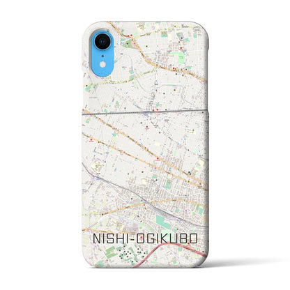 【西荻窪（東京都）】地図柄iPhoneケース（バックカバータイプ）