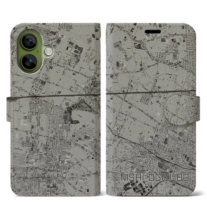 【西荻窪（東京都）】地図柄iPhoneケース（手帳タイプ）