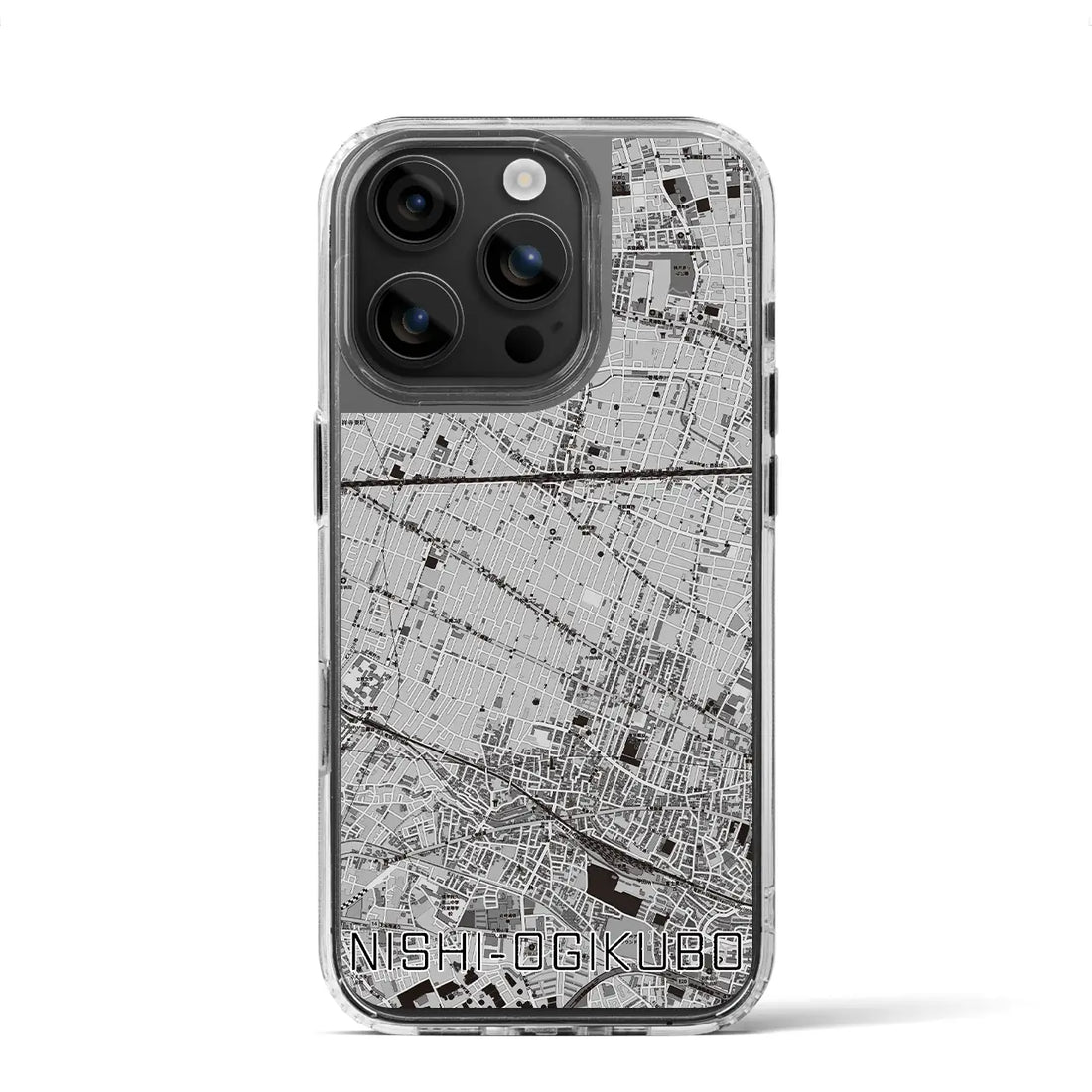 【西荻窪（東京都）】地図柄iPhoneケース（MagSafeタイプ）