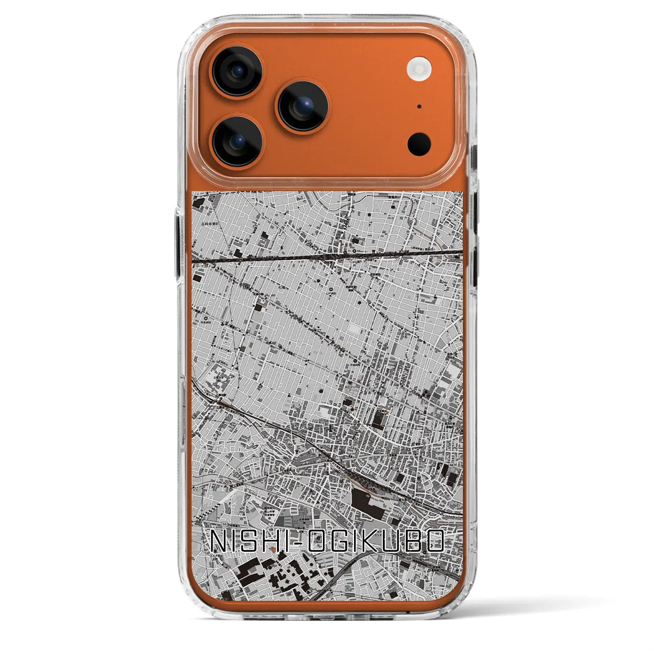 【西荻窪（東京都）】地図柄iPhoneケース（MagSafeタイプ）