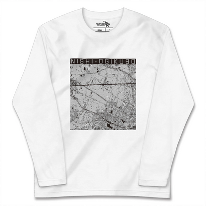 【西荻窪（東京都）】地図柄ロングスリーブTシャツ