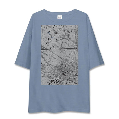 【西荻窪（東京都）】地図柄ビッグシルエットTシャツ