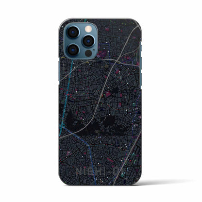 【西大井（東京都）】地図柄iPhoneケース（バックカバータイプ）