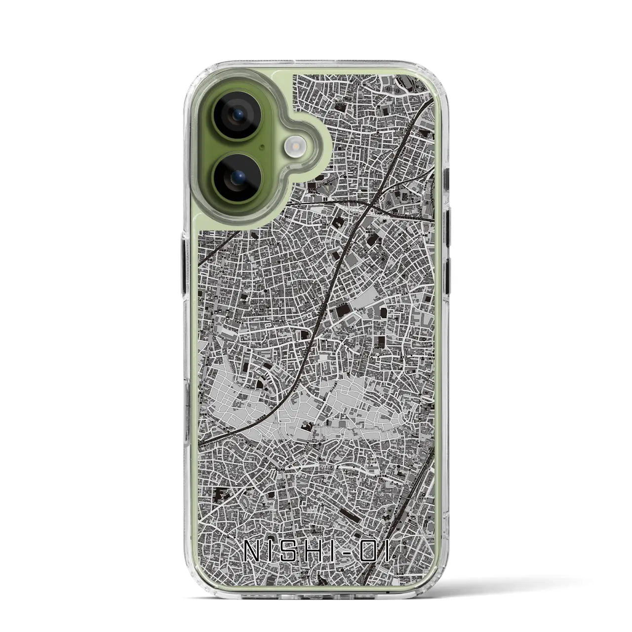 【西大井（東京都）】地図柄iPhoneケース（MagSafeタイプ）